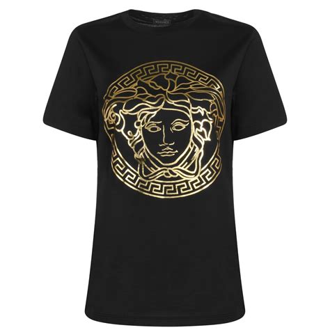 versace collar t shirt|Versace collection t shirt medusa.